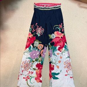 Trina Turk Multicolor Striped Waistband Pants